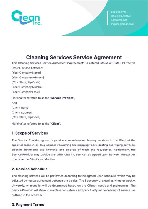 Cleaning Service Video Template