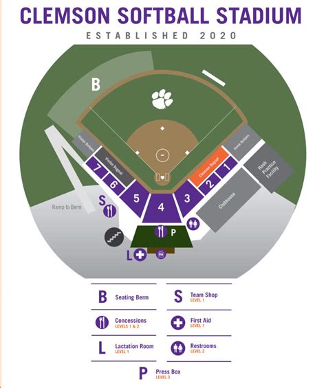 Clemson Baseball Seating Chart