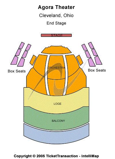 Cleveland Agora Seating Chart