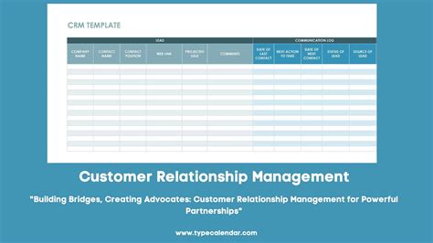 Client Relationship Management Template