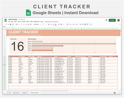 Client Tracker Template