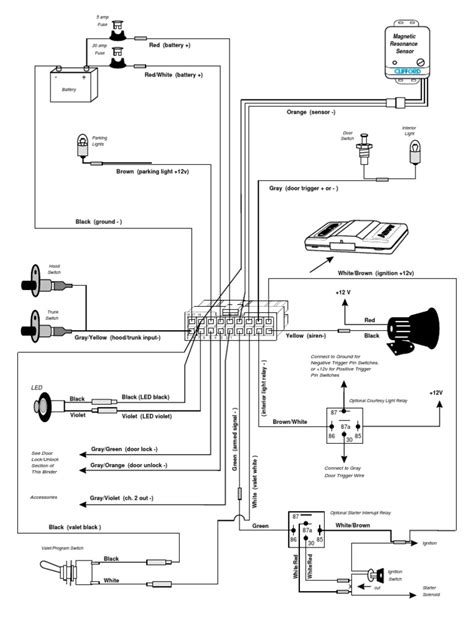 Clifford Arrow 3 Wiring Diagram