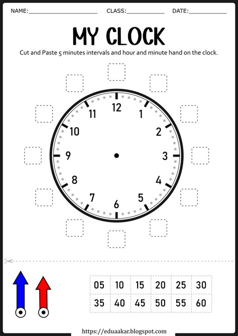 Clock Learning Printables