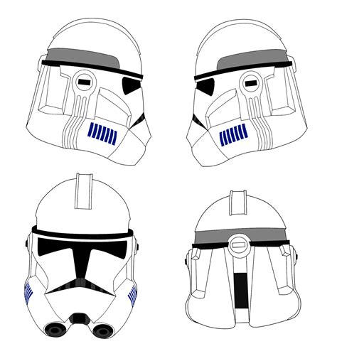 Clone Trooper Helmet Template
