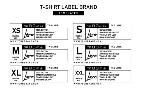 Clothing Label Template