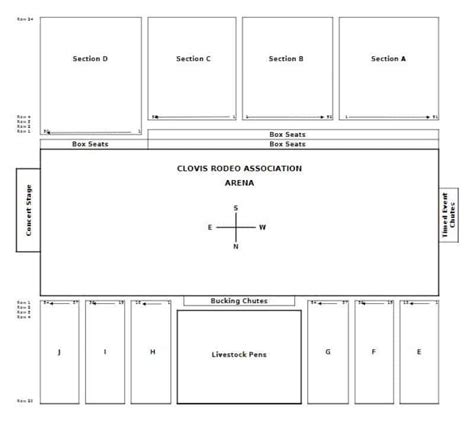Clovis Rodeo Seating Chart