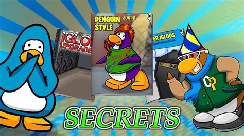 Club Penguin Catalog Secrets June 2018