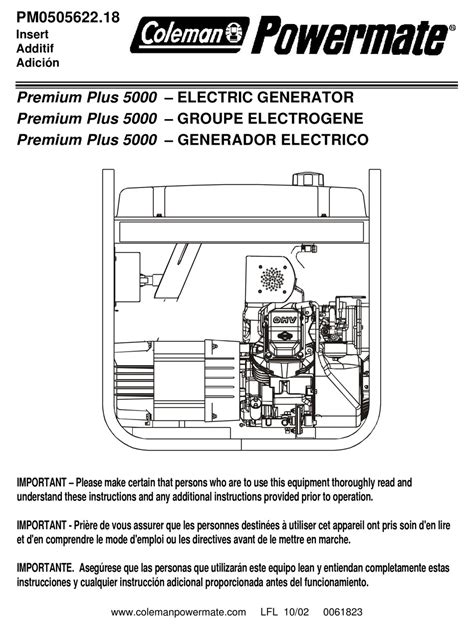 Coleman Powermate Wiring Diagram