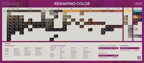 Collage Hair Color Catalogue