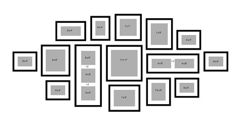 Collage Wall Template