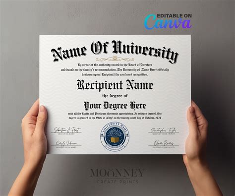 College Degree Template