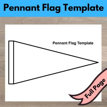 College Pennant Template