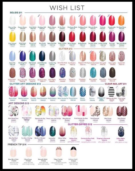 Color Street Nail Polish Strips Catalog
