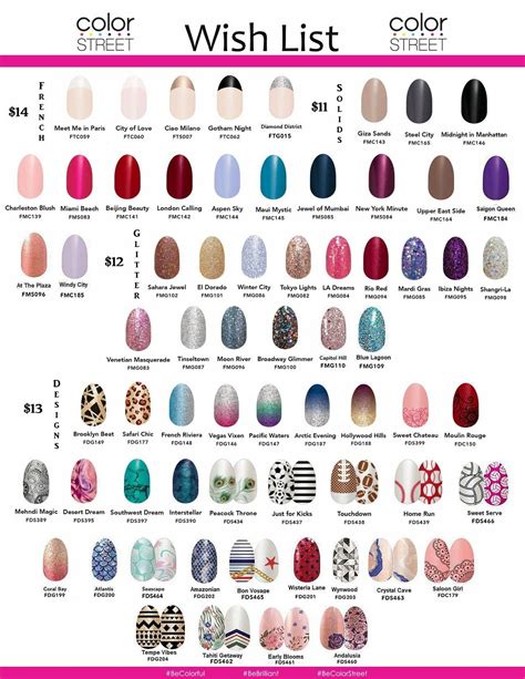 Color Street Nails Catalog