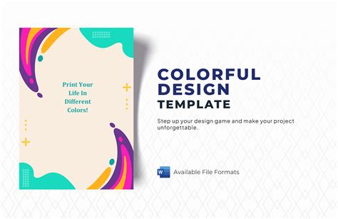 Colorful Word Templates Free Download