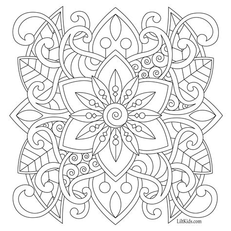 Coloring Mandalas Free Printable