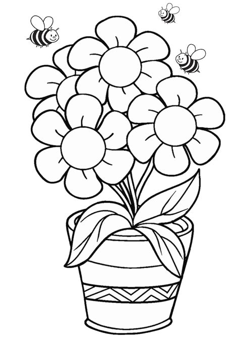 Coloring Pages Printable Flowers