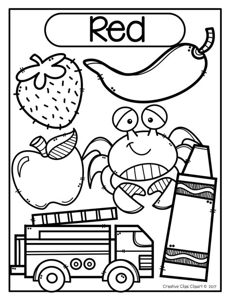 Coloring Sheet For Preschool