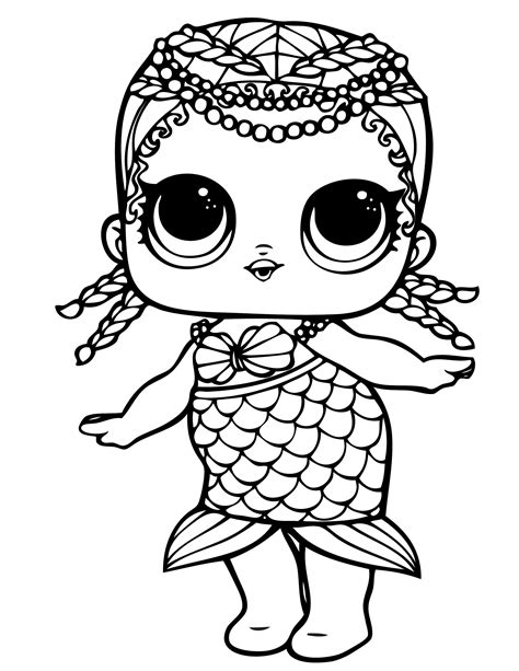 Coloring Pages Of Lol Dolls