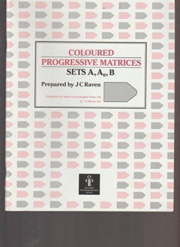 Coloured Raven Matrices Test Manual