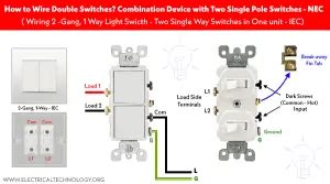 Combination Two Switch Wiring Diagram