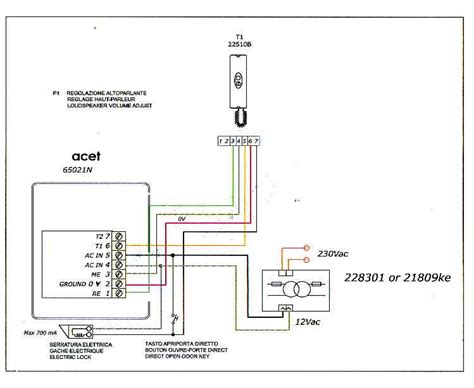 Comelit Intercom Wiring Diagram