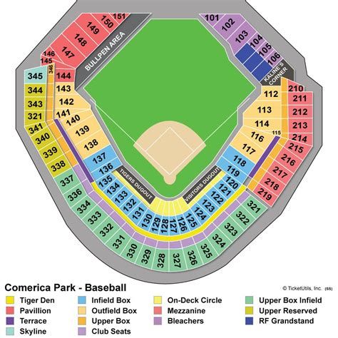 Comerica Seating Chart Phoenix