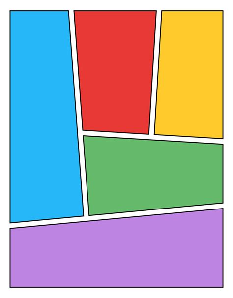Comic Book Panel Templates