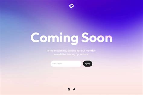 Coming Soon Website Template