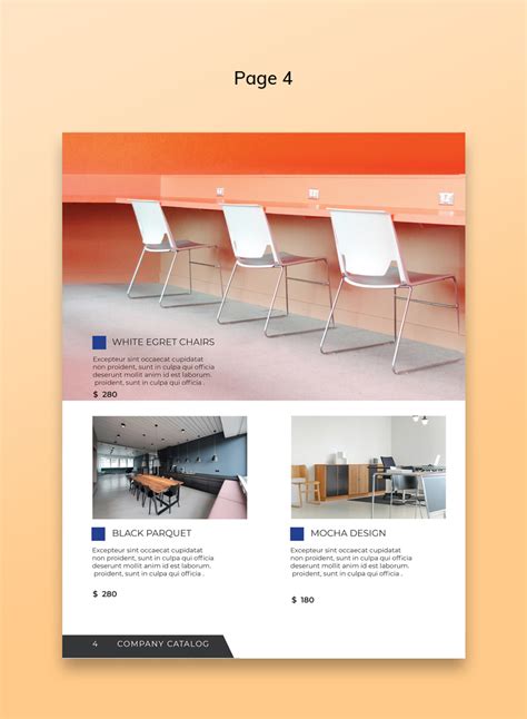 Company Catalog Template