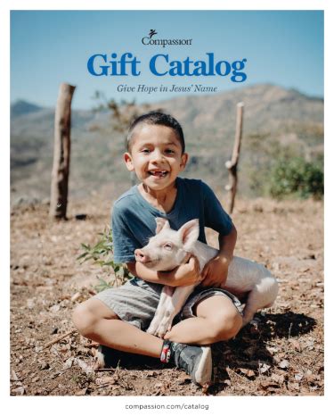 Compassion International Gift Catalog
