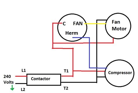 Compressor Start Capacitor Wiring Diagram