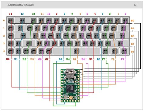 Computer Keyboard Wiring Diagram