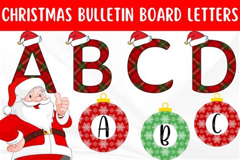 Computer Printable Christmas Letters For Bulletin Board