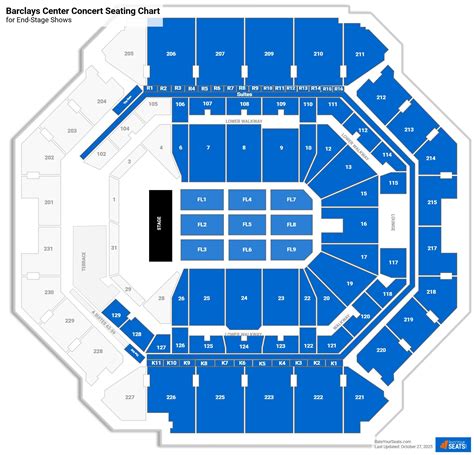 Concert Seating Chart Barclays Center