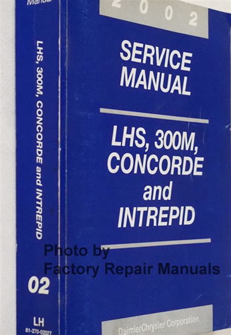 Concorde 2002 Service And Repair Manual