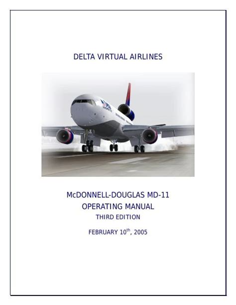 Concorde Operating Manual Delta Virtual Airlines