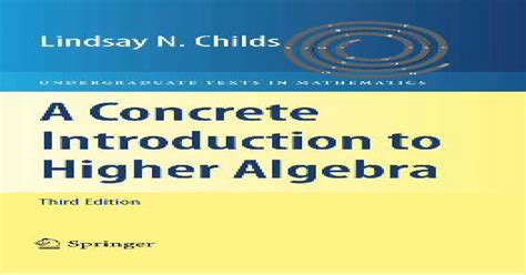 Concrete Introduction To Higher Algebra Solution Manual