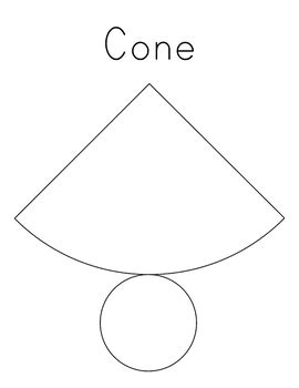 Cone Cut Out Template