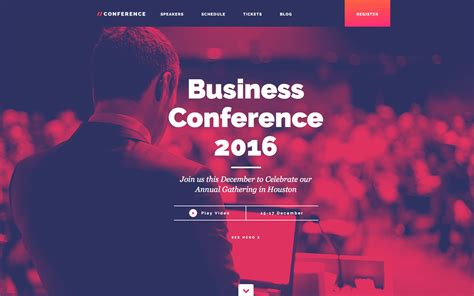 Conference Website Template