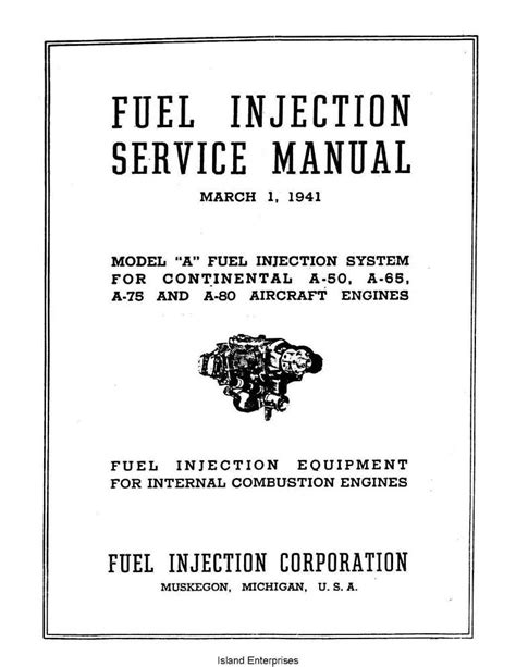 Continental Engine A 50 A 65 A 75 A 80 Parts Operator Maintenance Manual Service Manuals