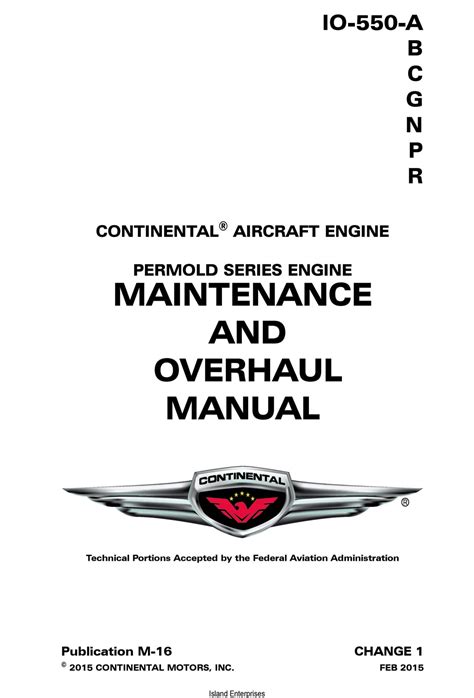 Continental Io 550 Maintenance Manual