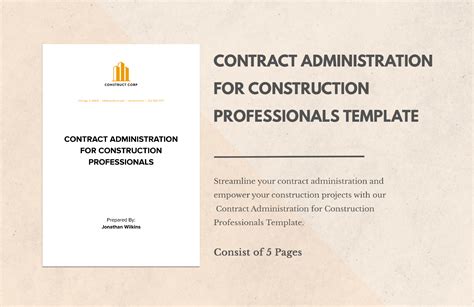 Contract Administration Template