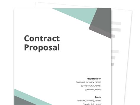 Contract Proposal Template Word