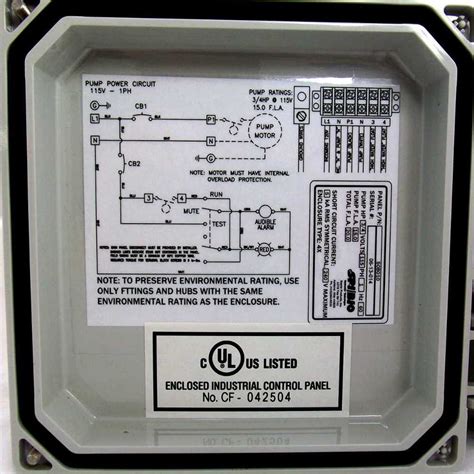 Control Wiring Diagram Septic Tank Alarm