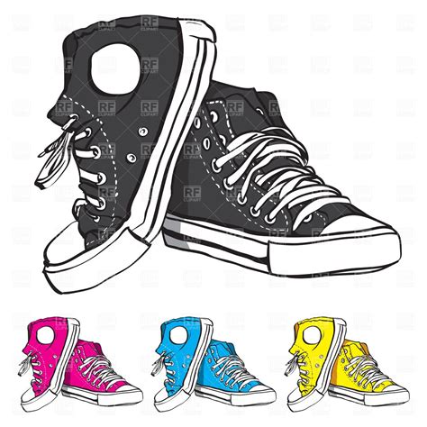 Converse Shoe Clipart: Expressing Yourself through Artistic Footwear