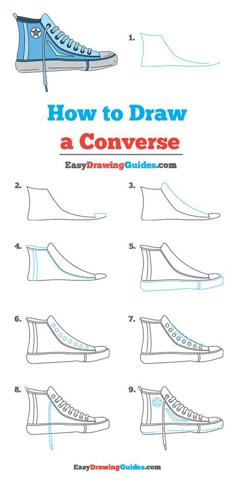 Converse Shoes Drawing Easy: Embark on a Captivating Artistic Journey