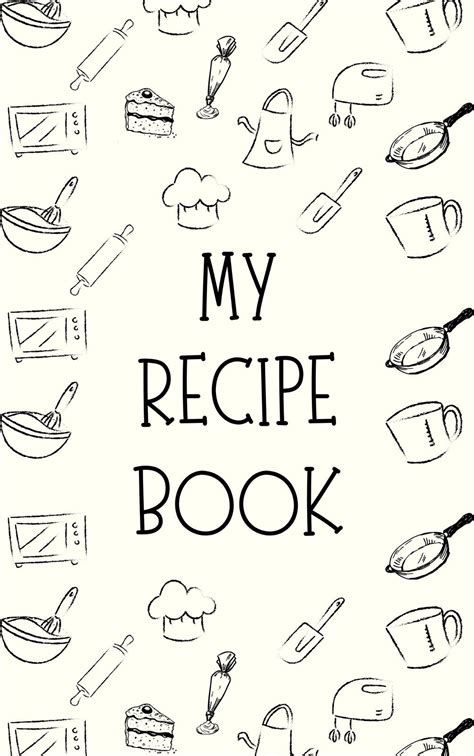 Cookbook Cover Printable