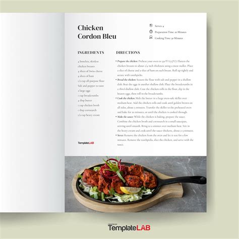 Cooking Book Template