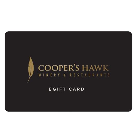 Coopers Hawk Printable Gift Card